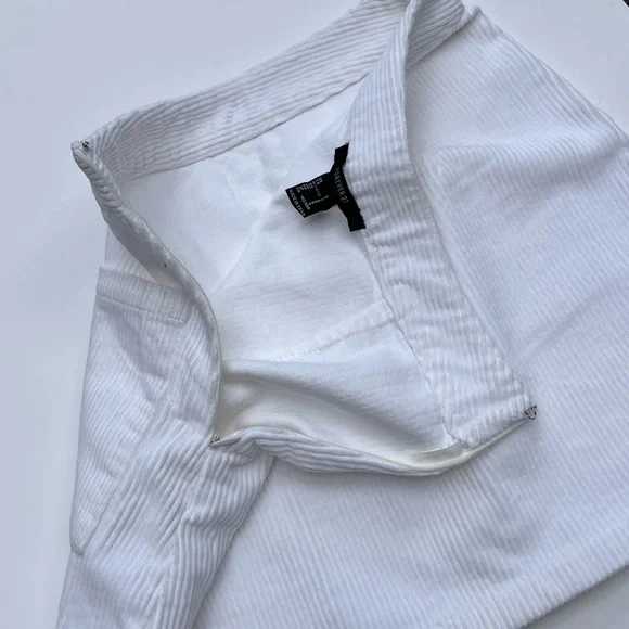 Forever 21 White Corduroy Skirt - Picture 3 of 4